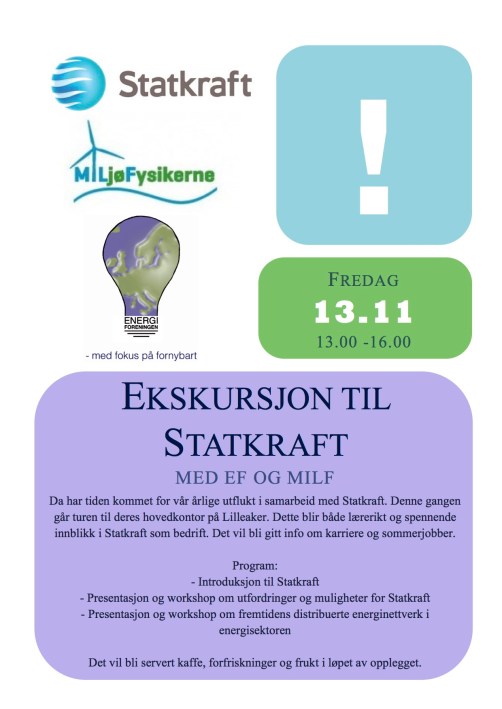 Ekskursjon til Statkraft